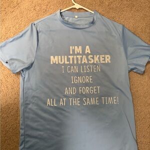 Blue Graphic Men's T-Shirt